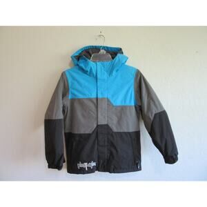 BURTON All Access DryRide L Women's Hooded Blue & Gray Snowboarding Jacket